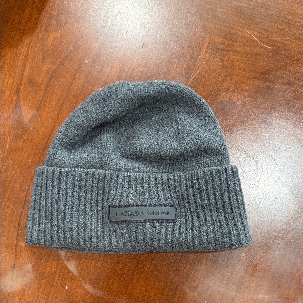 Canada Goose Charcoal Knit Beanie